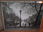 Fiets op brug schilderij, Antiek en Kunst, Ophalen