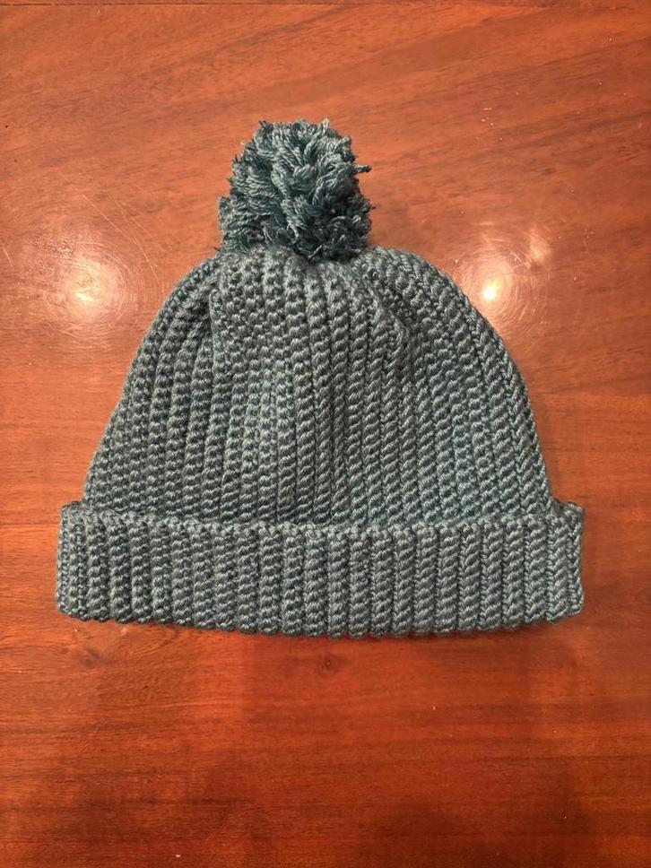 zelf gehaakte baby muts, Kinderen en Baby's, Babykleding | Mutsen, Sjaals en Wanten, Nieuw, Muts, Jongetje, Ophalen of Verzenden