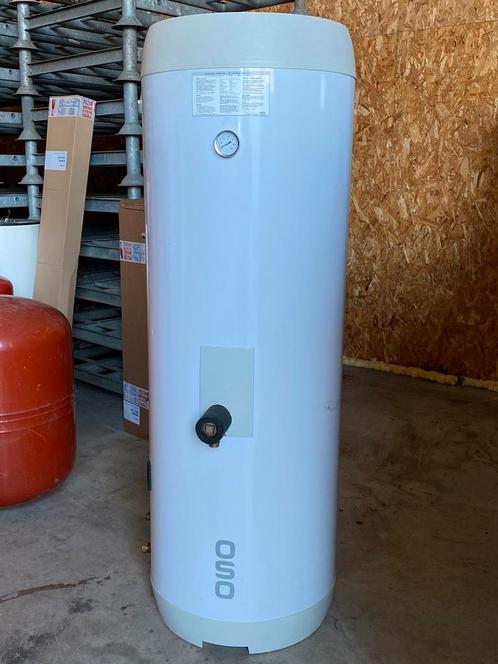 RVS Buffervat OSO DC 300 — 2,8 kW / 1  230 V, Doe-het-zelf en Verbouw, Geisers en Boilers, Zo goed als nieuw, Boiler, 100 liter of meer