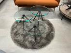 Nieuw Beek Maupertuus Salontafel Glas zwart Design Tafel D50, 50 tot 100 cm, Rond, Nieuw, Ophalen of Verzenden