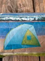 Leuke Strandtent Parasol Tent Nylon met Stokken en Grondzeil, Caravans en Kamperen, Ophalen