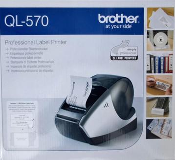 ProfessioneleLabel Printer ( Brother QL-570 ) beschikbaar voor biedingen