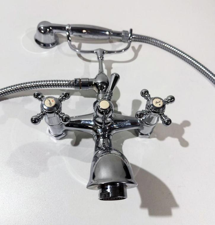 DAMIXA TRADITION BAD/DOUCHEMENGKRAAN gebruikt, Doe-het-zelf en Verbouw, Sanitair, Nieuw, Kraan, Chroom, Ophalen of Verzenden