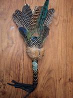 Smudge waaier/ Feather fan met edelsteen, Ophalen of Verzenden