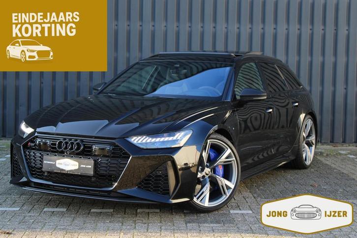 Audi RS6 Avant TFSI quattro Dynamic Plus CARBON B&O CERAMIC, Auto's, Audi, Bedrijf, Te koop, RS6, 360° camera, 4x4, ABS, Adaptive Cruise Control
