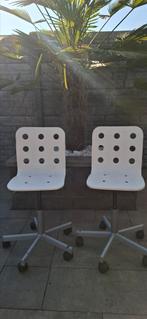 IKEA Witte houten bureaustoelen, Huis en Inrichting, Ophalen, Gebruikt, Wit