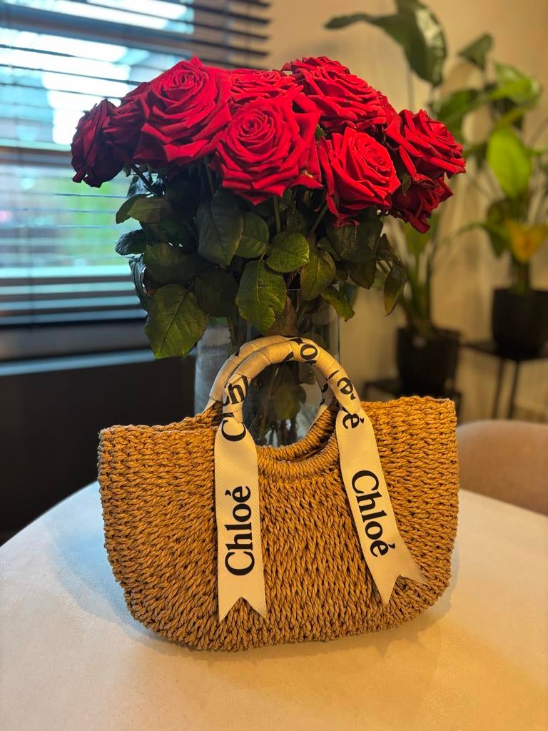 Chloe Strandtas, Ophalen of Verzenden, Zo goed als nieuw, Beige, Handtas