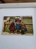 MARKEN. 3 MEISJES LEZEN EEN BRIEF, Verzamelen, Ansichtkaarten | Nederland, Ophalen of Verzenden, Voor 1920, Noord-Holland