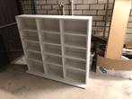 VidaXL CD-Kast Wit - Boekenkast, Huis en Inrichting, Kasten | Boekenkasten, Ophalen, Gebruikt, 100 tot 150 cm, Minder dan 100 cm