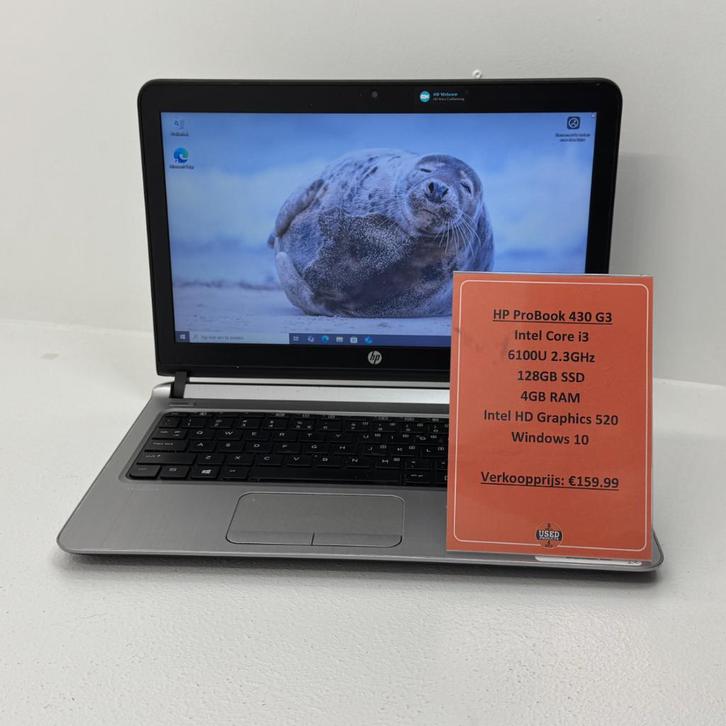 HP ProBook 430 G3 Laptop | Met garantie, Computers en Software, Windows Laptops, SSD, Ophalen of Verzenden