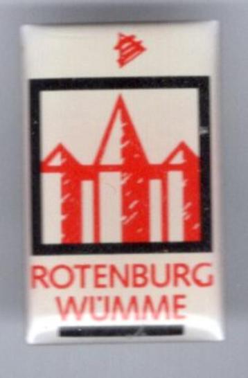 Rotenburg Wümme epoxy dome op zilverkleurig PIN ( BLAD0_039) beschikbaar voor biedingen