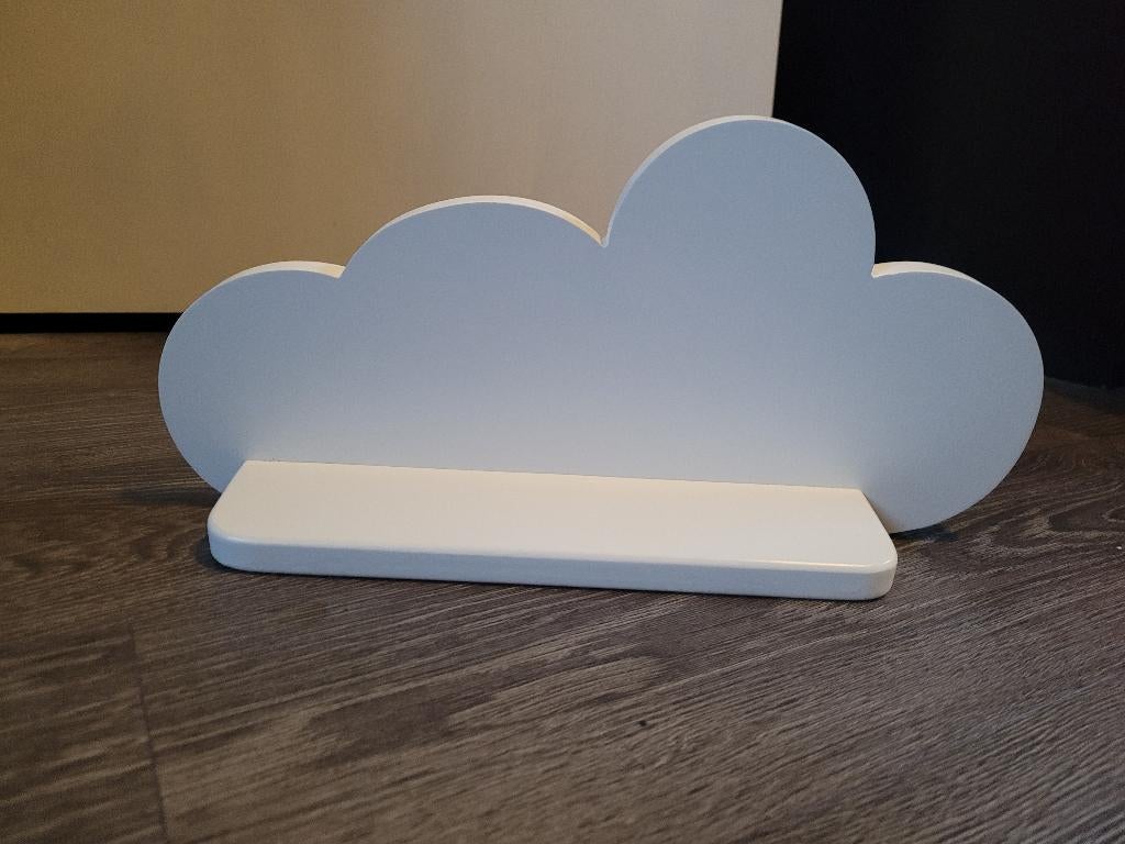 Wolkenplankje Wit - Kinderkamer, Kinderen en Baby's, Ophalen, Zo goed als nieuw, Wanddecoratie