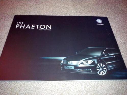 6x Volkswagen Phaeton folders/brochures 2002 2004 2006 2014, Boeken, Auto's | Folders en Tijdschriften, Zo goed als nieuw, Volkswagen