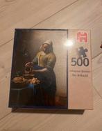 Jumbo Legpuzzel Johannes Vermeer - Het Melkmeisje 500 stukje, Ophalen of Verzenden, 500 t/m 1500 stukjes, Zo goed als nieuw, Legpuzzel