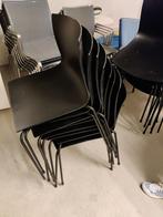 18x Arper Catifa 46 stoel, Ophalen, Gebruikt, Zwart, Vijf, Zes of meer stoelen