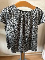 Leuke blouse met luipaardprint,Norah,maat 46, Kleding | Dames, Tops, Maat 38/40 (M), Zwart, Ophalen of Verzenden, Zo goed als nieuw