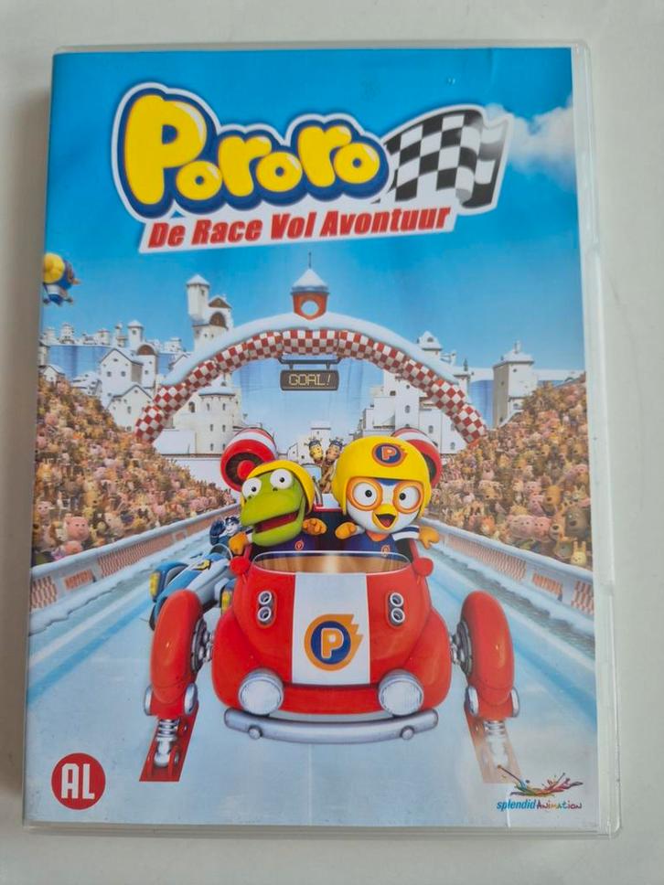 Pororo - De Race Vol Avontuur DVD, Cd's en Dvd's, Dvd's | Kinderen en Jeugd, Zo goed als nieuw, Film, Avontuur, Alle leeftijden