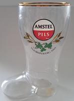 AMSTEL - 2 pullen, 2 laarsjes en 2 glazen, Verzamelen, Biermerken, Ophalen of Verzenden, Gebruikt, Glas of Glazen, Amstel