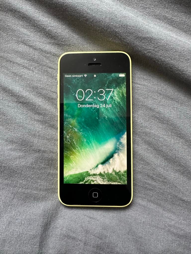 iPhone 5C - Geel - 8GB, Telecommunicatie, Mobiele telefoons | Apple iPhone, Ophalen, Gebruikt, IPhone 5C, Geel