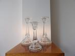 Art Deco set Kandelaars Boheems, Ophalen of Verzenden, Glas
