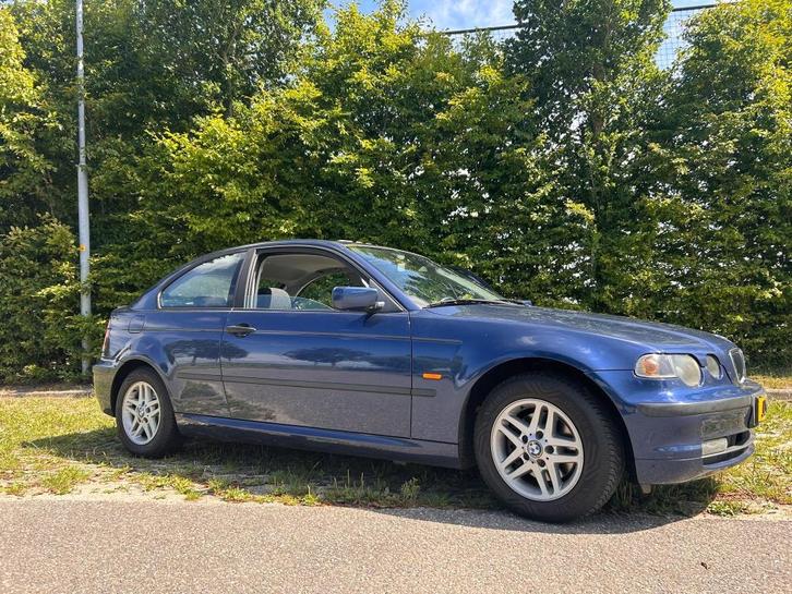 BMW 3-Serie 1.8 TI 316 Compact 2004 Blauw, Auto's, BMW, Particulier, 3-Serie, Benzine, C, Hatchback, Handgeschakeld, Geïmporteerd