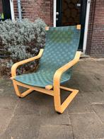 Vintage Ikea Poem/Poang Aalto tribute Nakamura groen, Huis en Inrichting, Ophalen, Gebruikt, 75 tot 100 cm