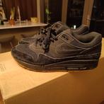 Nike Air Max 1 Black Gum - Maat 44, Zwart, Nike, Ophalen of Verzenden, Sneakers of Gympen