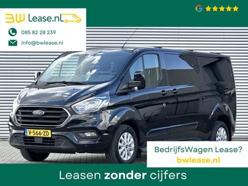Ford Transit Custom 300 2.0 L2 Limited DC Dubbele cabine, Auto's, Bestelauto's, Bedrijf, Lease, Financial lease, ABS, Achteruitrijcamera