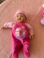 kleine Baby Born kan in bad en pop knuffel, Ophalen of Verzenden, Zo goed als nieuw, Babypop