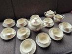 Mosa Thee Servies - 25 Delig - Rozen Design, Antiek en Kunst, Antiek | Servies compleet, Ophalen of Verzenden