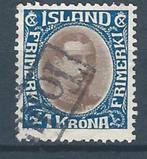 B314 – Scandinavië  - Ijsland – MiNr 165 (gestempeld), Verzenden, IJsland, Gestempeld