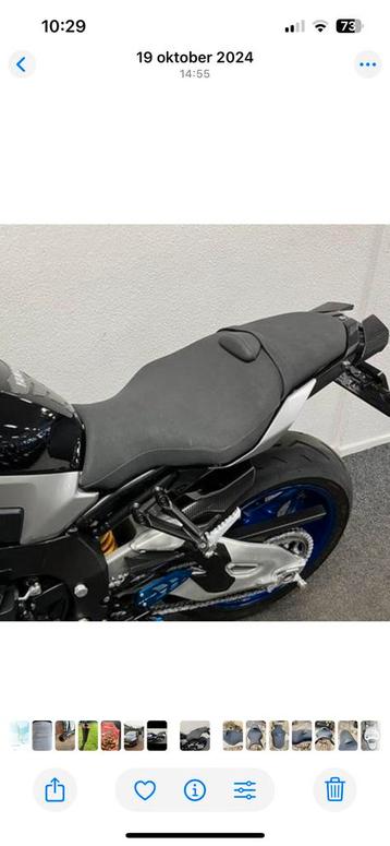 Yamaha Originele buddyseat MT-10 + nummerplaathouder  beschikbaar voor biedingen