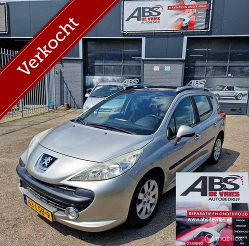 Peugeot 207 SW 1.4 VTi Sublime AIRCO CR CONTR APK JUNI 2026, Auto's, Peugeot, Particulier, Airbags, Airconditioning, Alarm, Boordcomputer