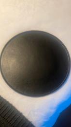 Dienblad zwart, Ophalen of Verzenden, Zo goed als nieuw, Rond, Overige materialen
