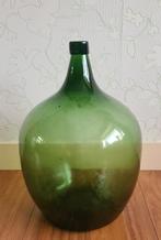 te koop: oude grote groene wijnfles, Ophalen