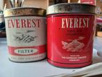 Vintage blikjes sigaretten everest, Verzamelen, Ophalen of Verzenden, Gebruikt, Tabaksdoos of Verpakking
