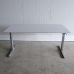 Slinger bureau - 180x90cm - H63-86cm - Grijs/wit - BR62, Ophalen of Verzenden, In hoogte verstelbaar, Gebruikt, Bureau