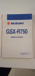 Instructieboekje Suzuki GSX-R 750 K7 2007, Ophalen of Verzenden, Suzuki