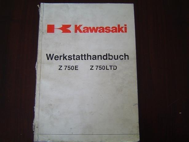 Kawasaki Z750 E Z750 LTD KZ 750 1980 werkstatt handbuch, Motoren, Handleidingen en Instructieboekjes, Kawasaki, Ophalen of Verzenden