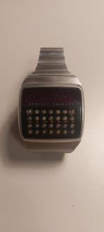 Hewlett Packard Calculator Watch - HP 01 Zilver (1977), Overige merken, Staal, Gebruikt, Polshorloge