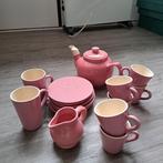 vintage koffieservies roze, Antiek en Kunst, Antiek | Servies compleet, Ophalen of Verzenden
