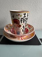 Uitgebreide blond servies set, Huis en Inrichting, Keuken | Servies, Ophalen, Aardewerk, Blond Amsterdam