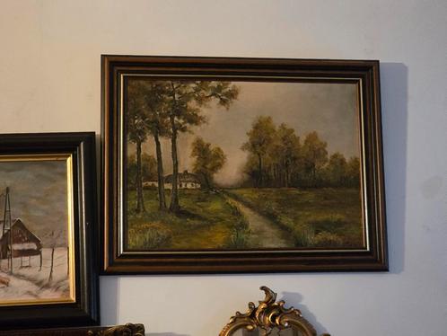 Antiek schilderij, Antiek en Kunst, Kunst | Schilderijen | Klassiek, Ophalen of Verzenden
