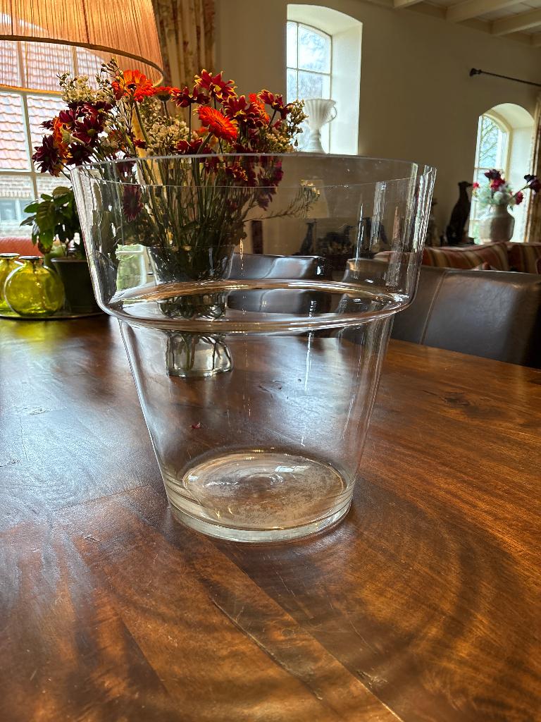 Grote glazen vaas, Ophalen, Overige kleuren, Minder dan 50 cm, Glas