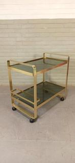 Vintage trolley barcart serveerwagen, AV Handwerk, Ophalen, Tweedehands, Tweedehands, Tweedehands