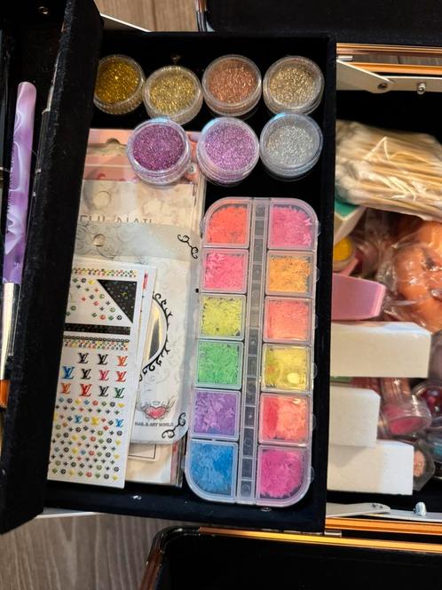 Acryl nagel set, Sieraden, Tassen en Uiterlijk, Uiterlijk | Cosmetica en Make-up, Zo goed als nieuw, Handen en Nagels, Overige kleuren
