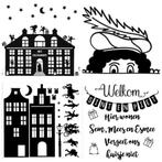 Raamstickers stinterklaas