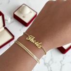 Gepersonaliseerde Armband met Uw eigen Naam! Goud of Silver!, Verzenden, Nieuw, Goud, Zilver