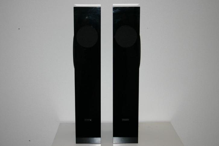 HEPTA luidsprekers made in Zaandam!!, Audio, Tv en Foto, Luidsprekers, Zo goed als nieuw, Front, Rear of Stereo speakers, 60 tot 120 watt