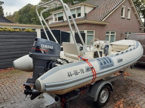 Novurania mx480, Watersport en Boten, Rubberboten, Gebruikt, Overige merken, Overige materialen, 70 tot 120 pk, Benzine, Ophalen